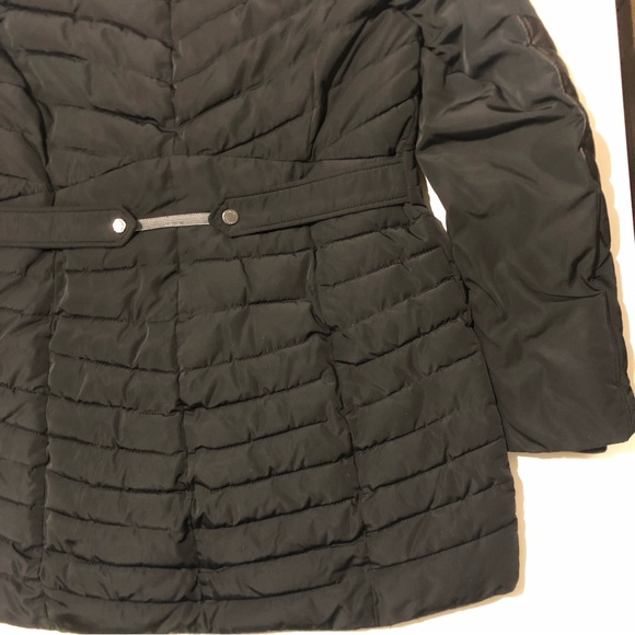 Novelti Long Puffer Coat Womens size Medium Black - Picture 11 of 14